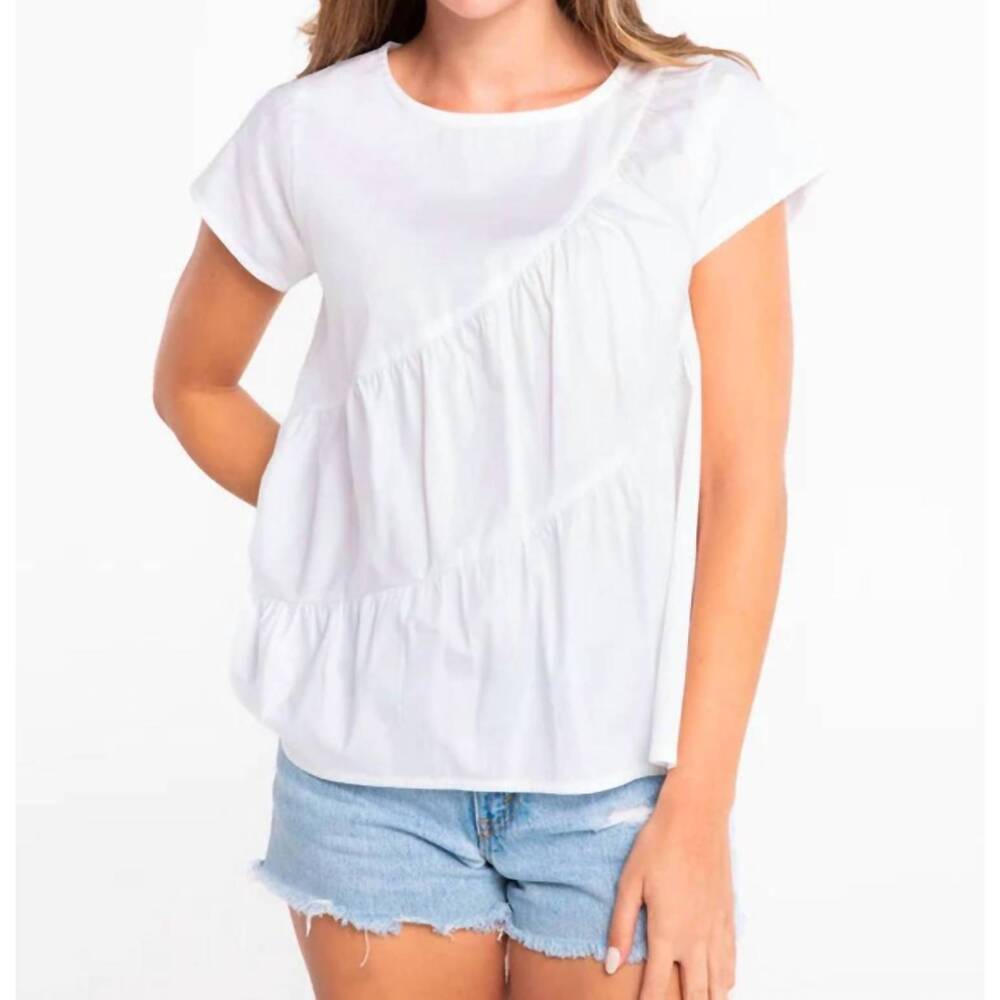 NEW S'EDGE paige top in white